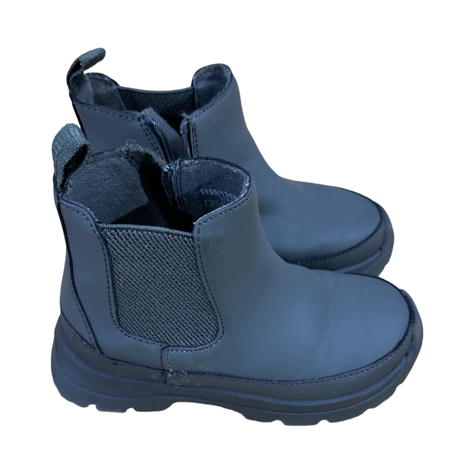 Size 7 Green Boy's High Ankle Boots - Zara