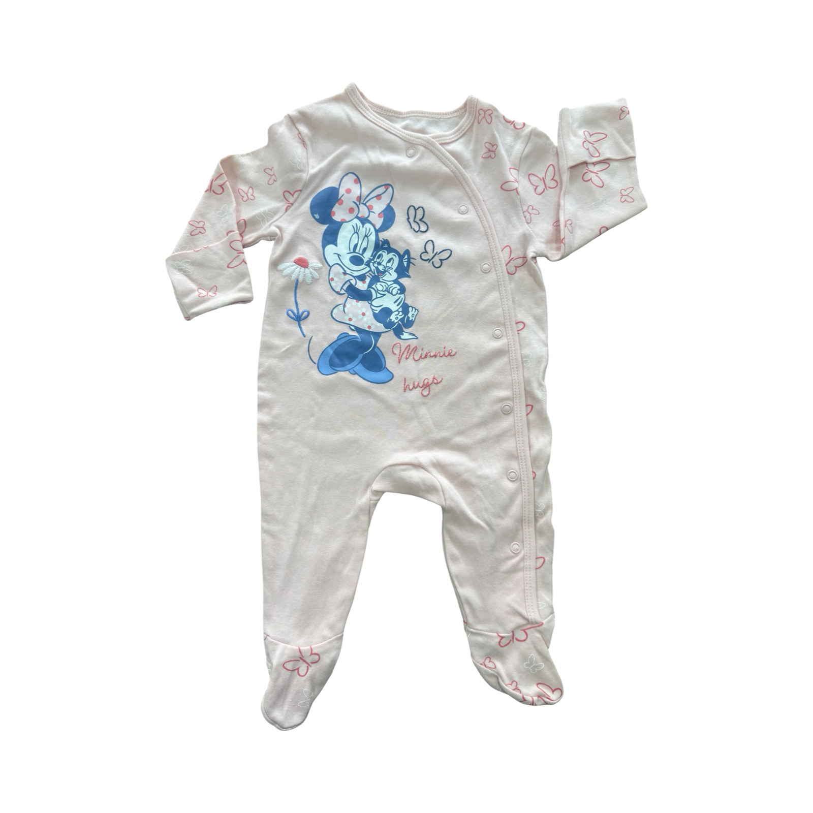 0-3M Pink Minnie Mouse Onesie - Primark / Disney