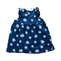 4-6M Navy Daisy Cotton Dress - H & M