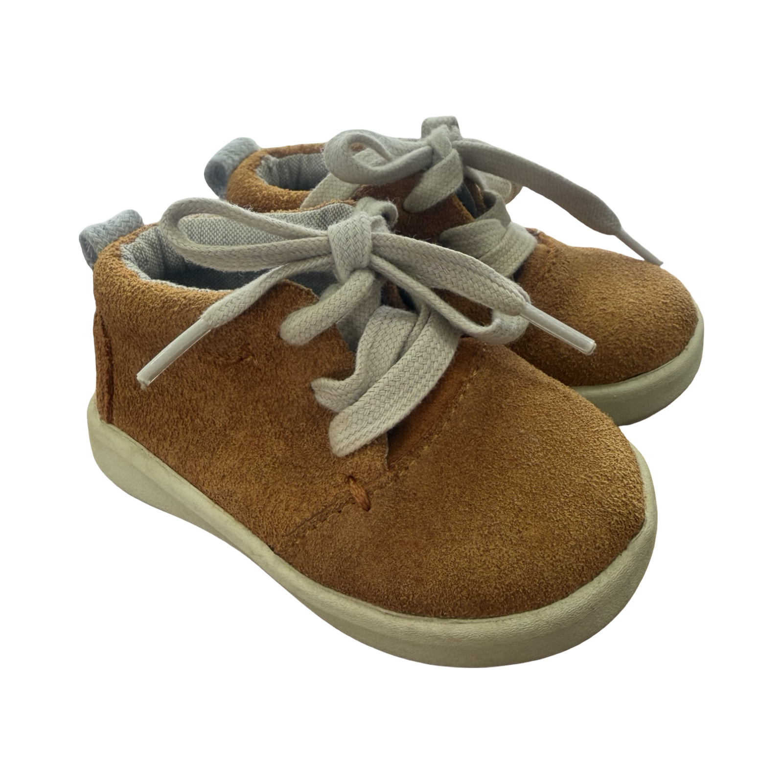 Size 2 Mustard Leather Boy Shoes - Zara