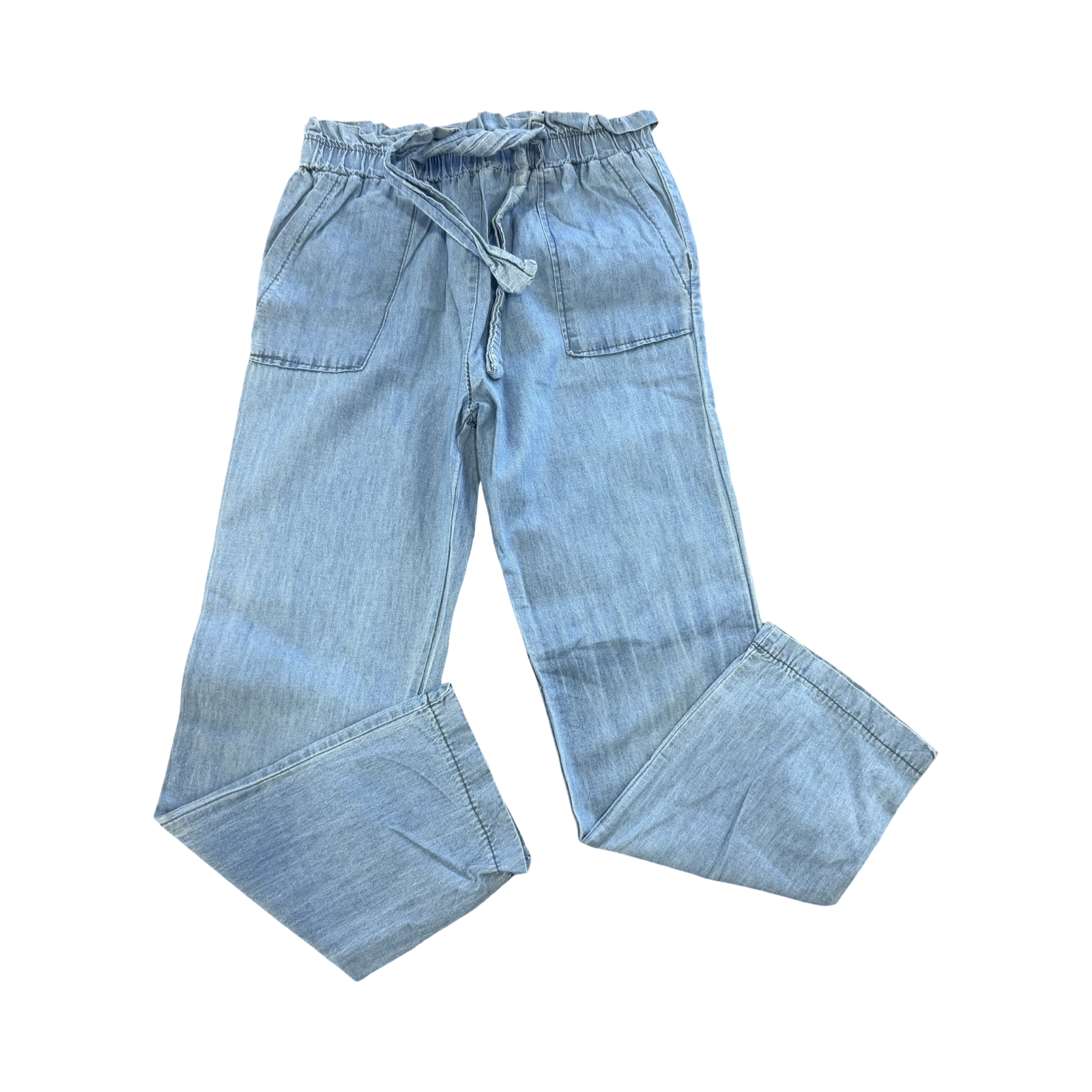 6-7 Chambray Long Elasticated Trouser - Mr Price