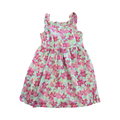 4-5Y Pink & Green Cotton Dress - Sergent Major