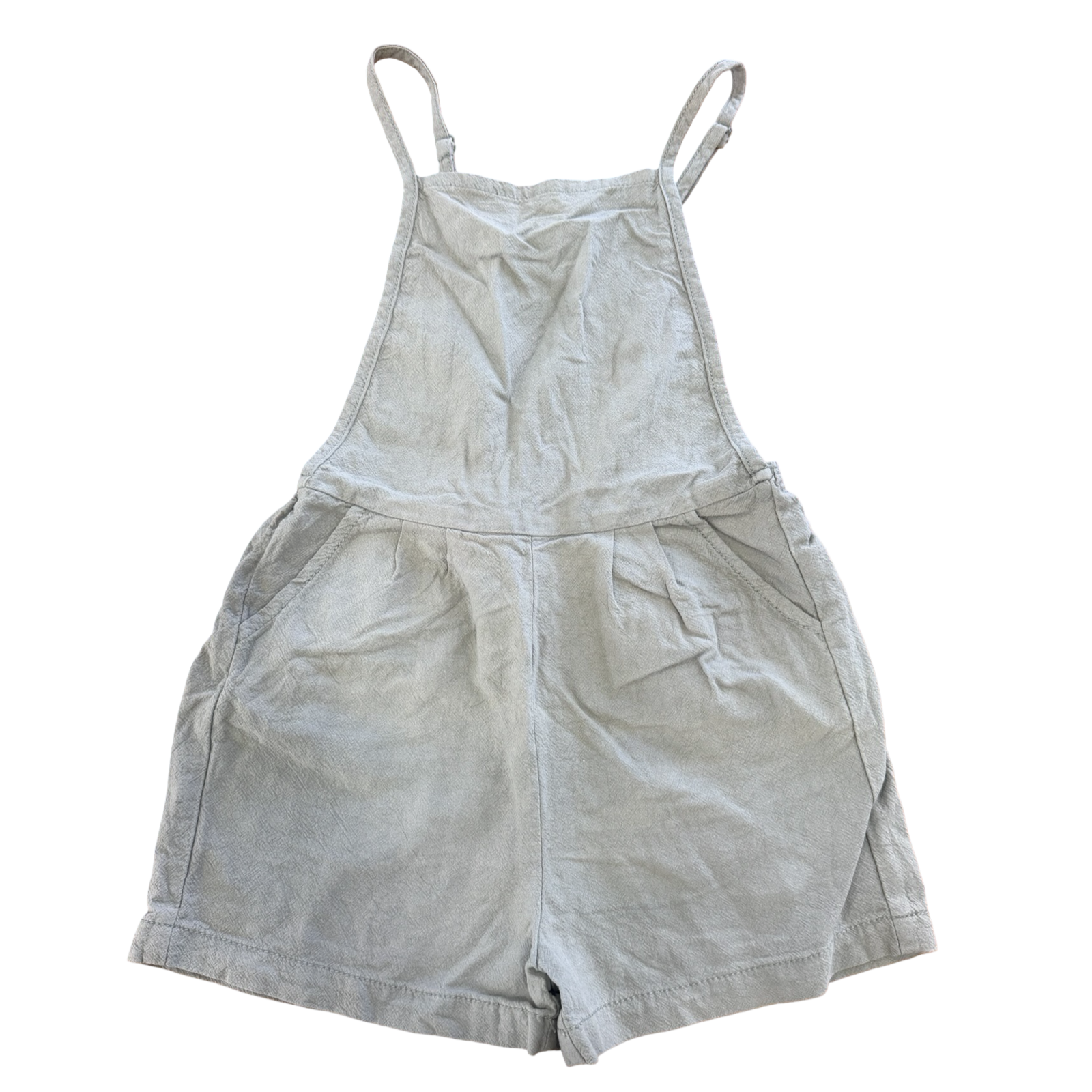 4Y Cotton Khaki Dungaree - Cotton On