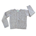 7-8Y Purple Melange Knitted Jersey - Cotton On