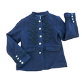 9-10Y Black Napoleon Military Style Jacket - Zara