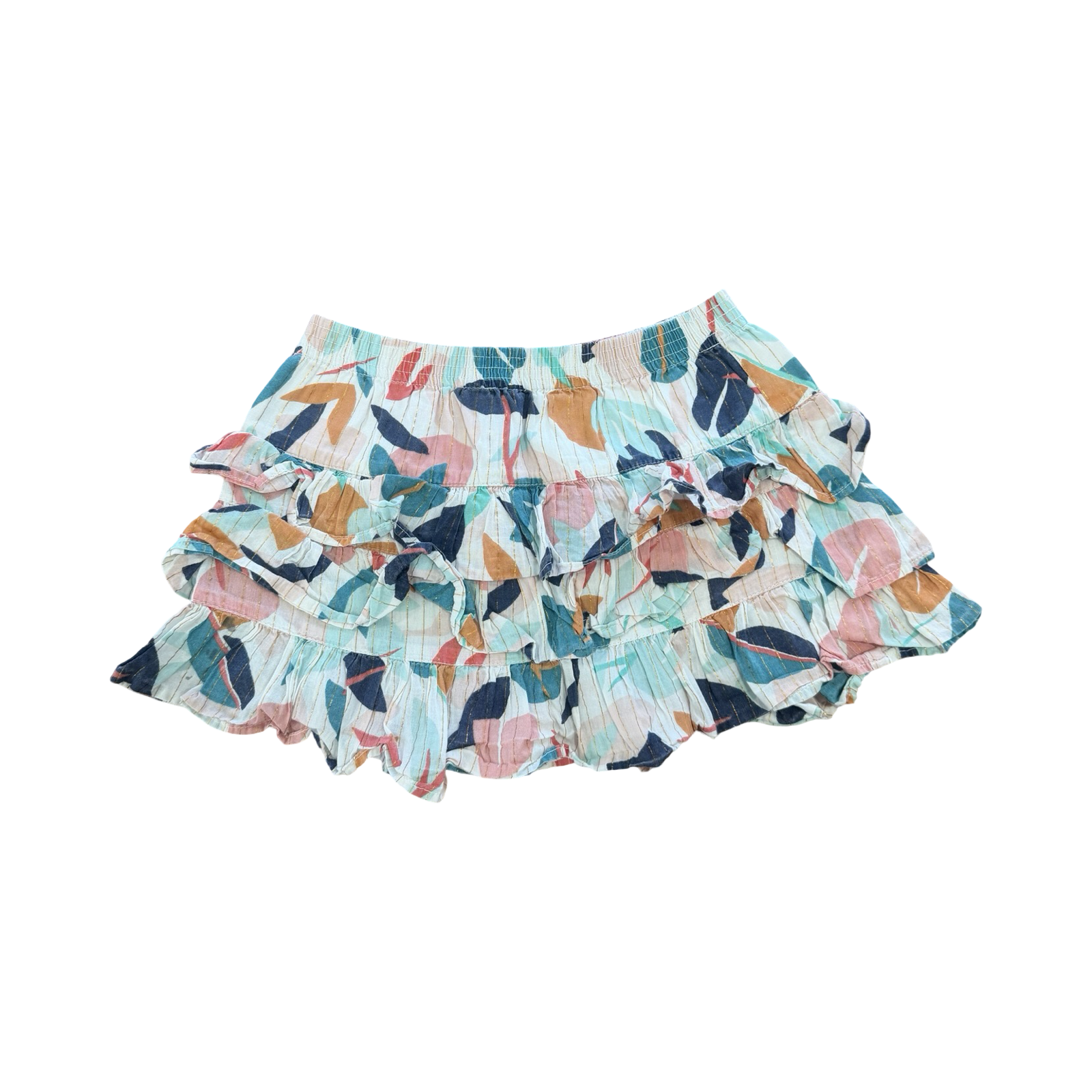3Y Cotton Elasticated Layered Skirt - Catimini