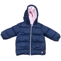 12-18M Navy & Pink Puffer Jacket - Ackermans