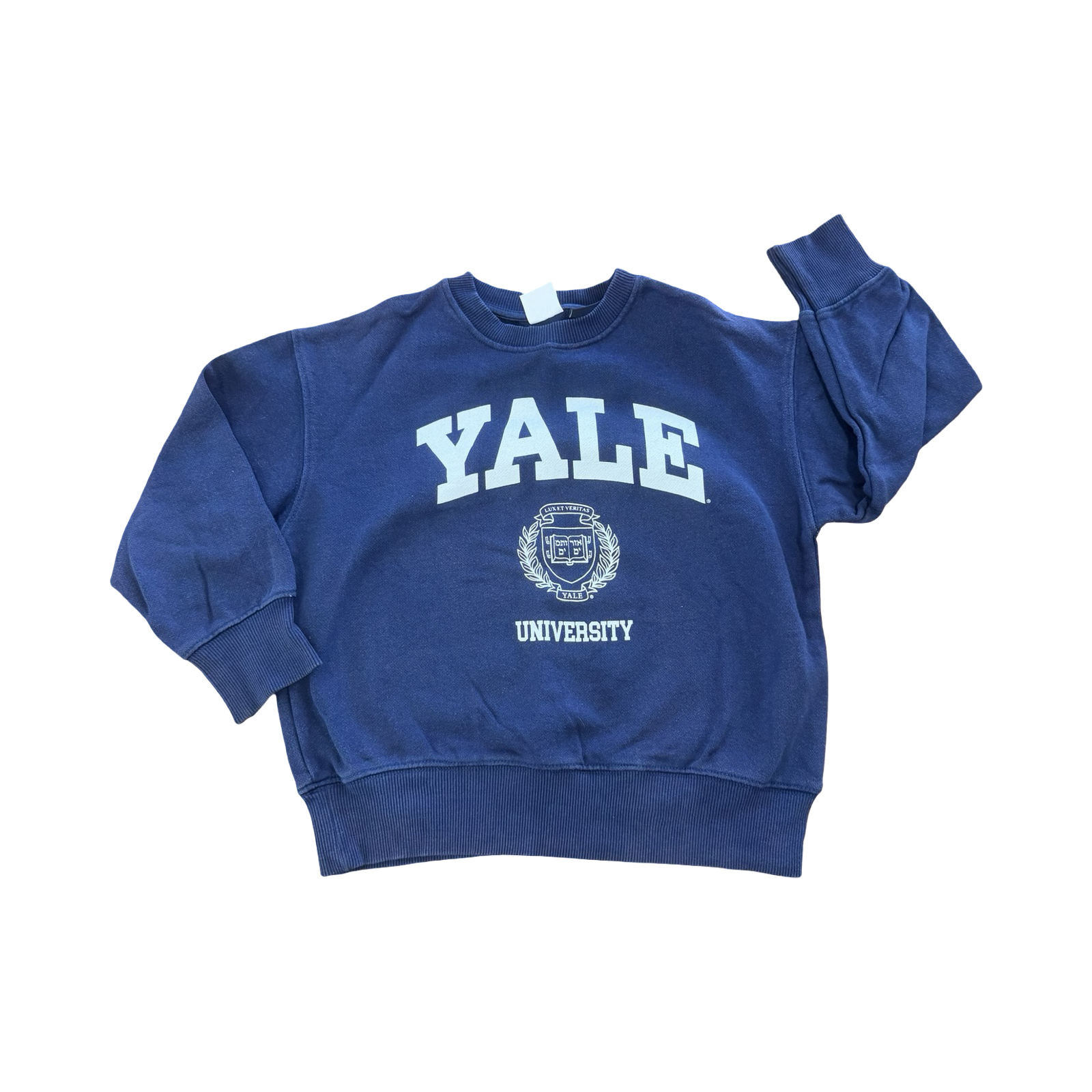7Y Navy Yale University Sweater Top - Zara