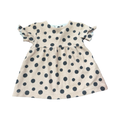3-6M Beige & Black Polka Dot Dress - Zara