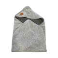 One Size Knitted Hooded Towel with Terry Towelling Lining - Jollein