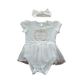 12-18M 100% Wonderfully and Perfectly Made White Tutu Dress & Headband - Woolworths