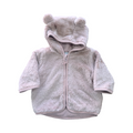 1-2M Pink Bear Fleece Jacket with Zip - H & M