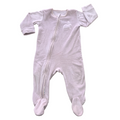 6-12M Lilac Pink Bunny Zipper Onesie - Woolworths