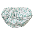 3-6M Blue, Grey & White Bloomer - Picka Lily