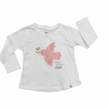 6-12M White Mama's Little Bird Long Sleeve T-Shirt - Woolworths