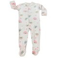 12-18M Pink Rainbow Fleece Onesie - Woolworths