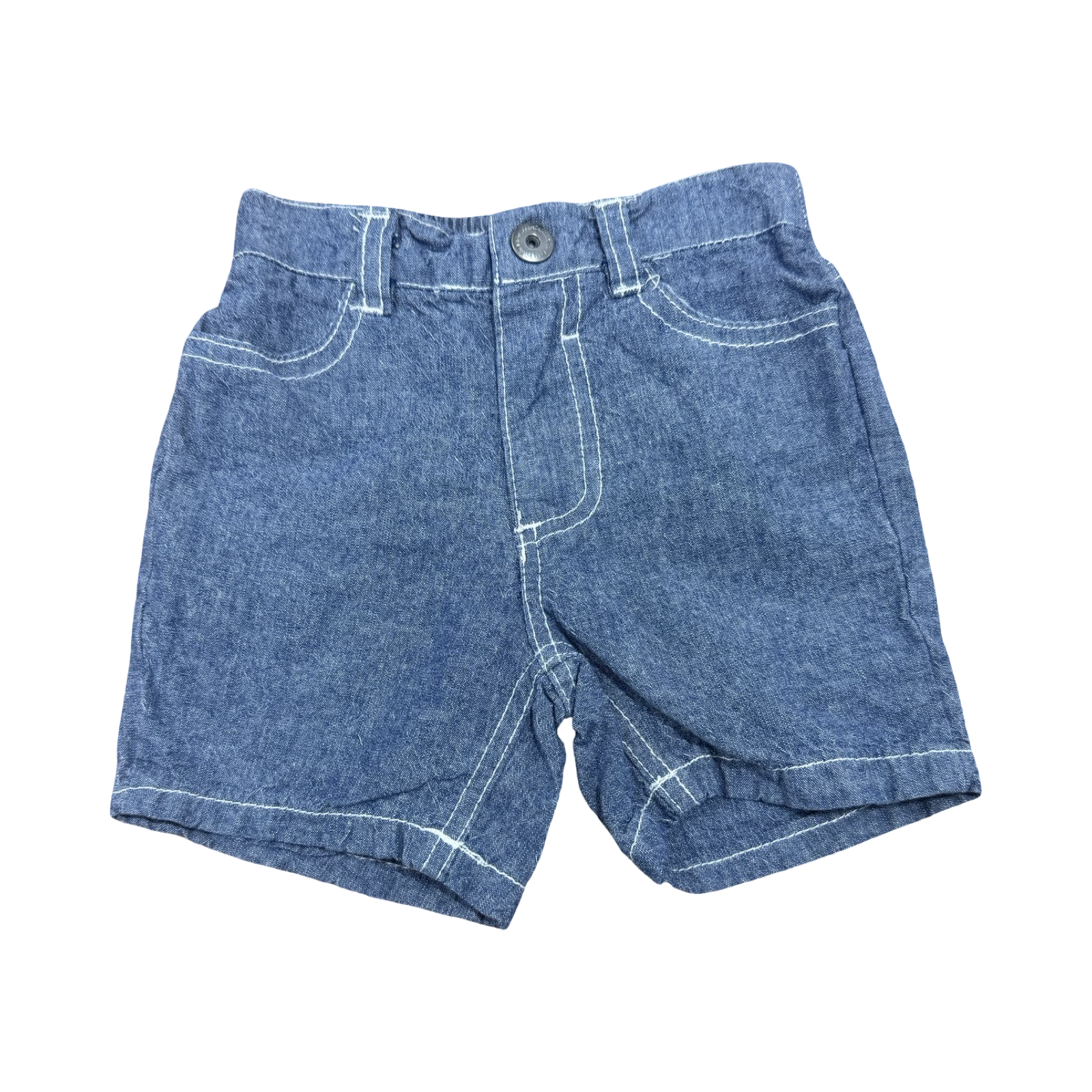 12M Chambray Denim Style Shorts - Calvin Klein