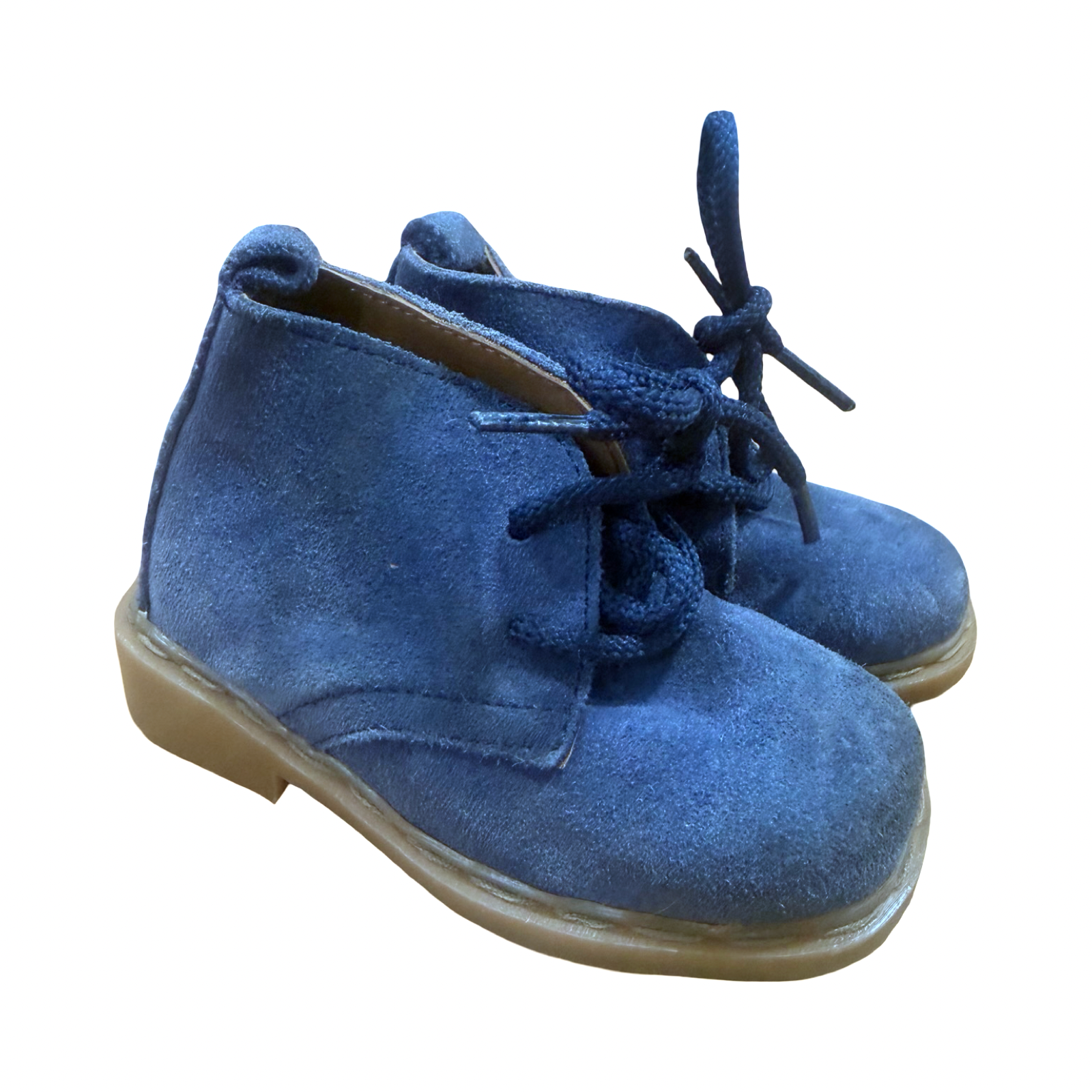 Size 6 Geniune Leather Navy Vellie Boots - Satter Sola Safari