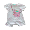 Newborn Pink Polkadot Bunny Romper - Ackermans