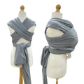 One Size Grey Melange Babywrap Carrier - Rose & Vickory