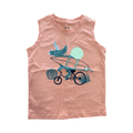 *NEW* 2Y Orange Dinosaur Sleeveless Shirt - Woolworths