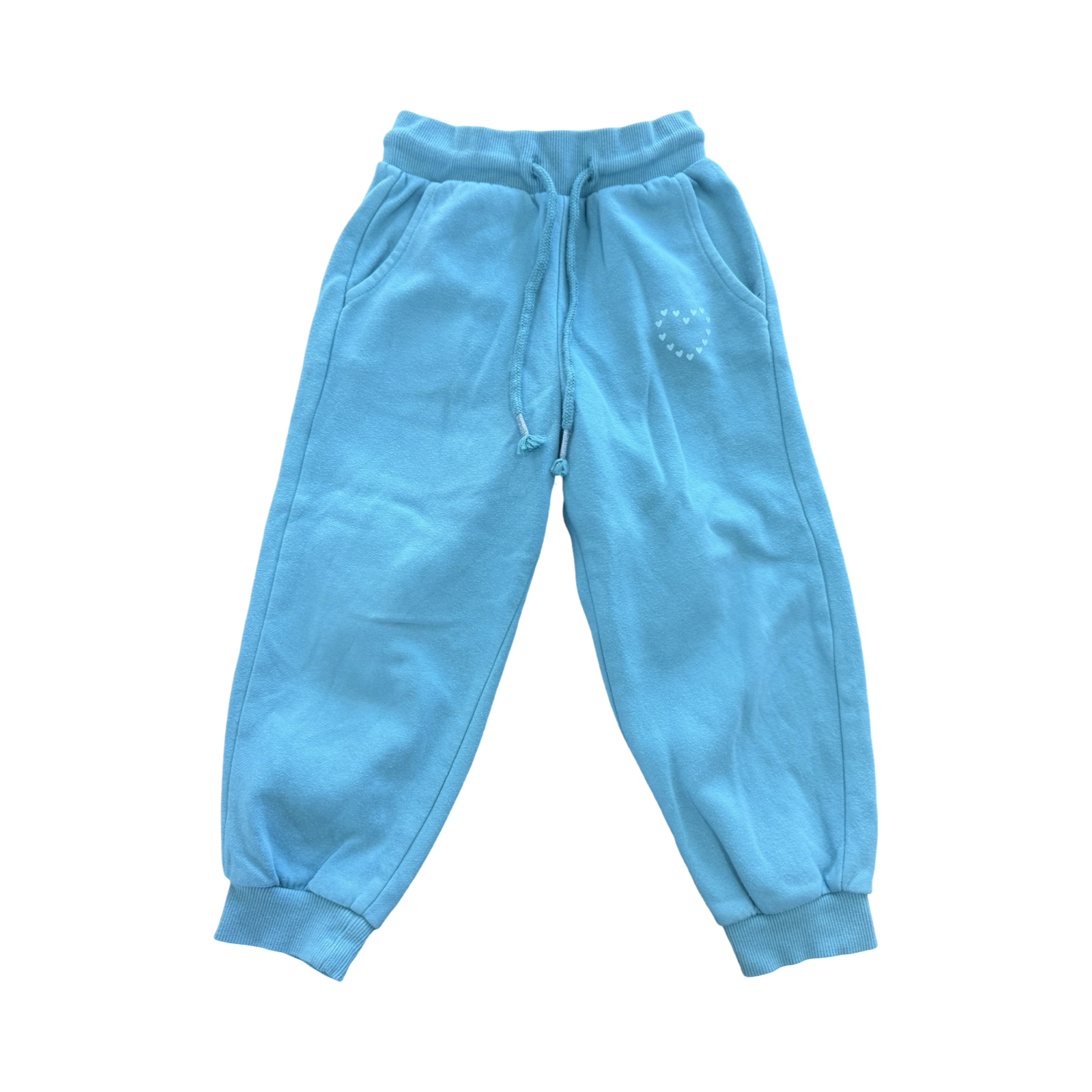 3Y Blue Jogger Pants with Heart Detail - Woolworths