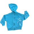 4Y Green Zip Hoodie with Cute Bunny Print - Woolworths
