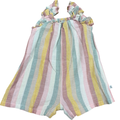 6-12M Multicoloured Cotton & Linen Romper - Woolworths