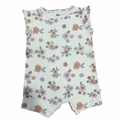 3-6M Floral Cotton Romper - Woolworths