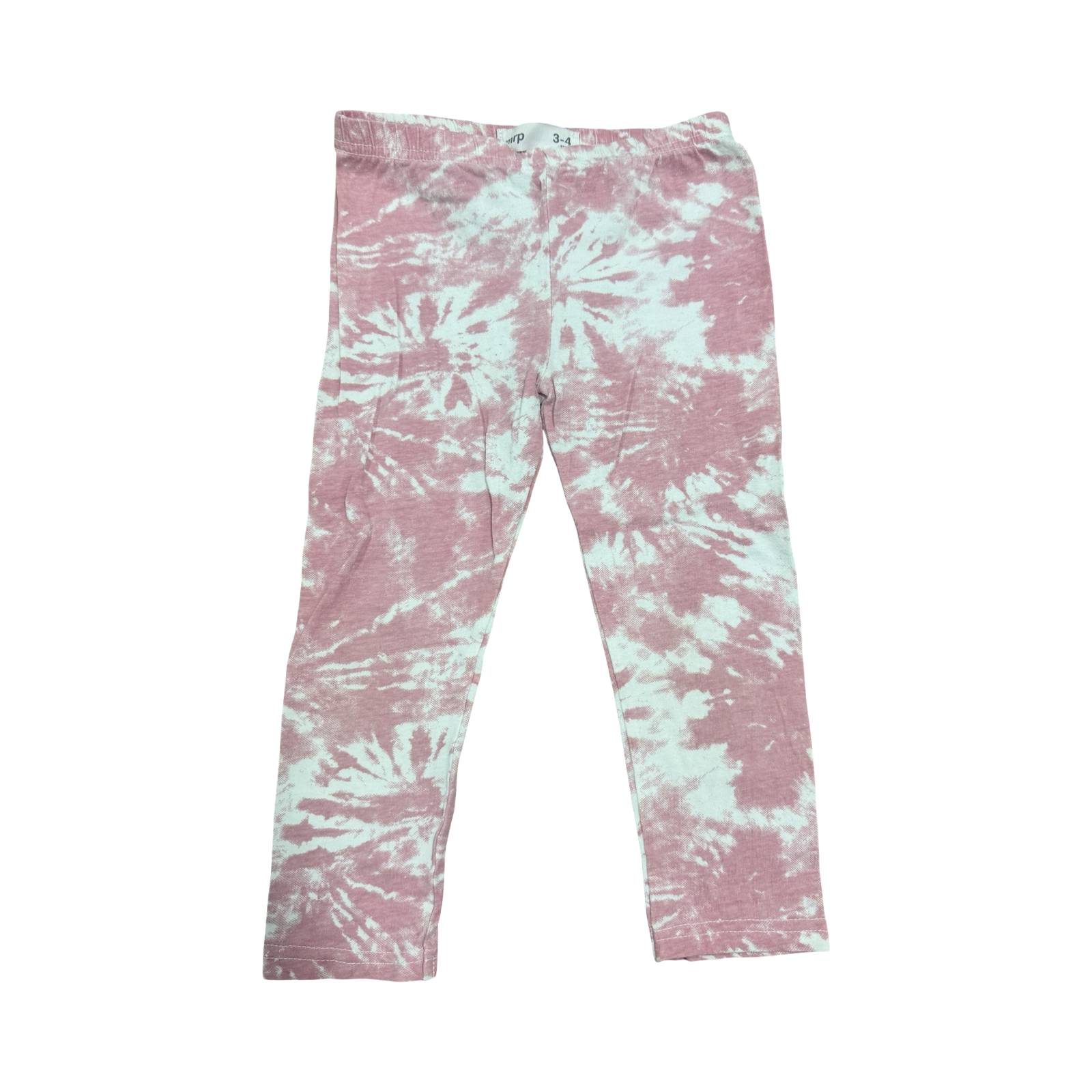 3-4Y Pink Tye Dye Tights - Mr Price