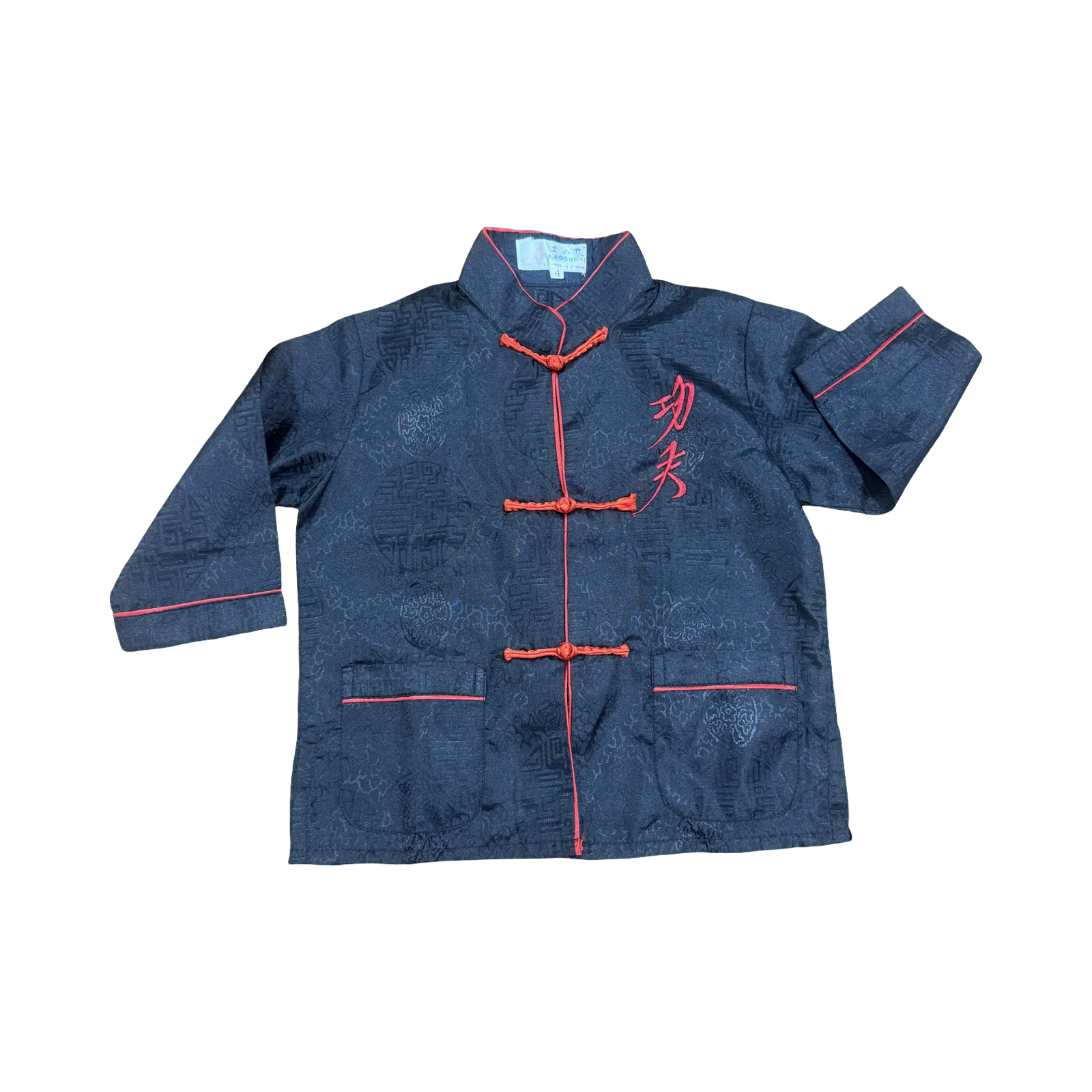 4Y Black & Red Chinese Theme Top