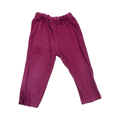 12-18M Maroon Corduroy Long Pants - Cuddlesome