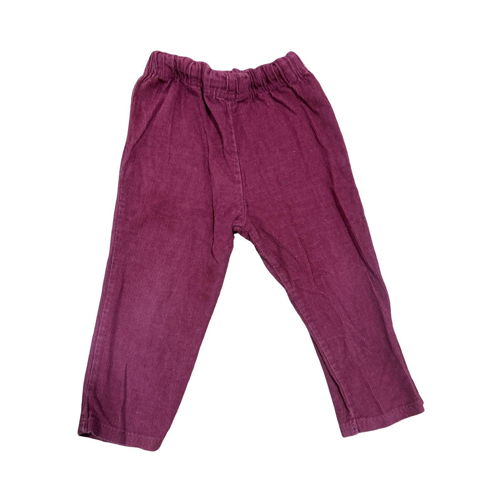 12-18M Maroon Corduroy Long Pants - Cuddlesome