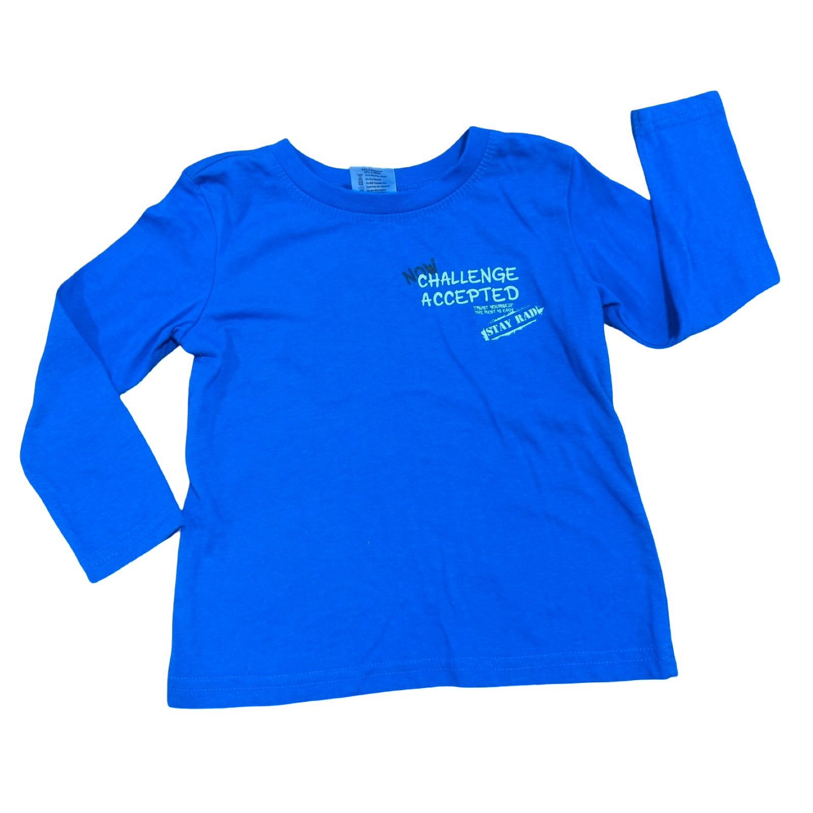 3-4Y Blue Long Sleeve T-Shirt - Future Hero