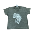 2-3Y Child Of Africa Olive Melange T-Shirt - Lio Kids