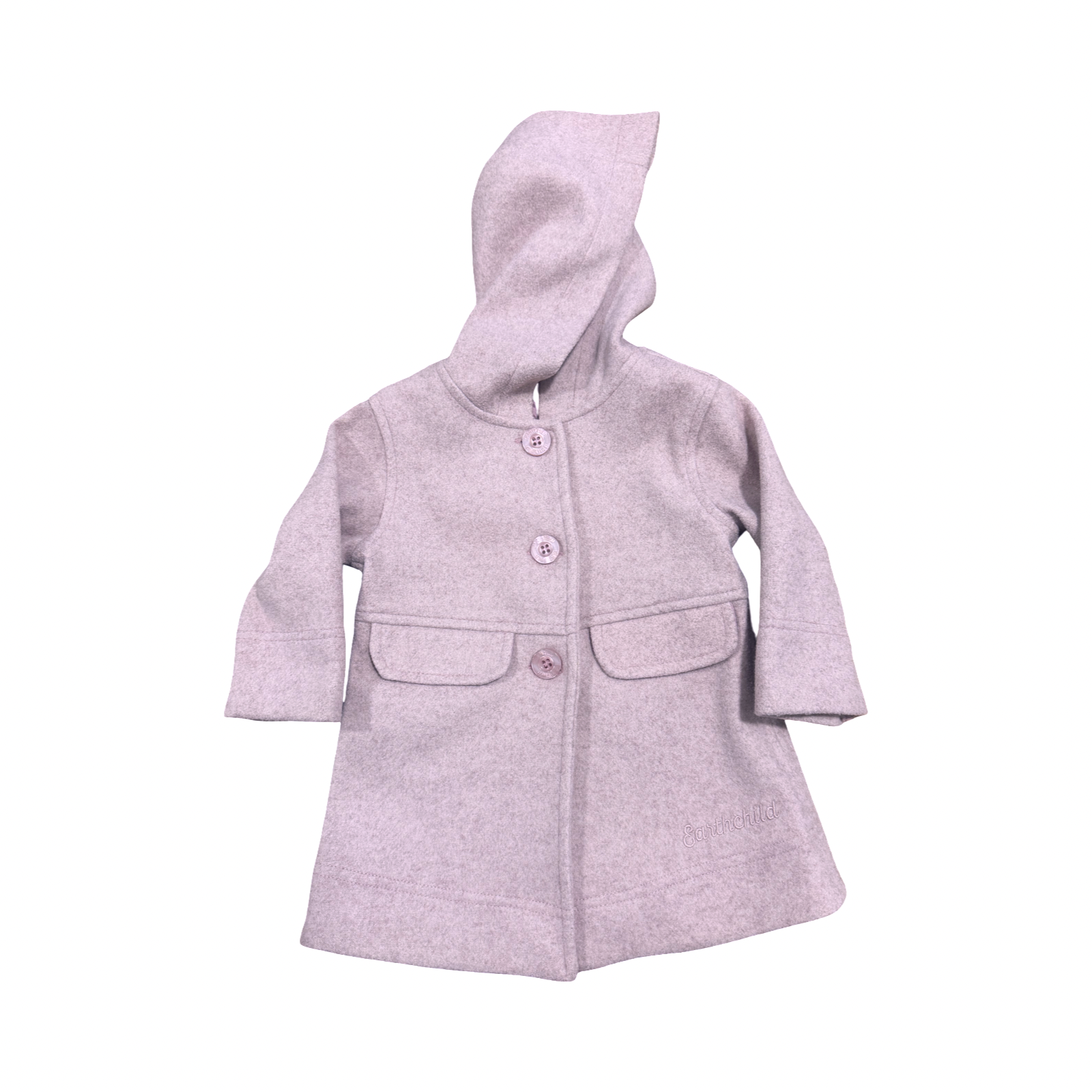 6-12M Melton Pink Coat - Earthchild