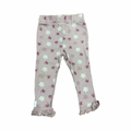 12-18M Pink Daisy Leggings with Frills - Keedo