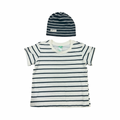 18-24M White & Black T-Shirt with Beanie - Ackermans / Areti Baby