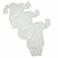 3-6M 3pc Long Sleeve Cotton Vest Set - Woolworths