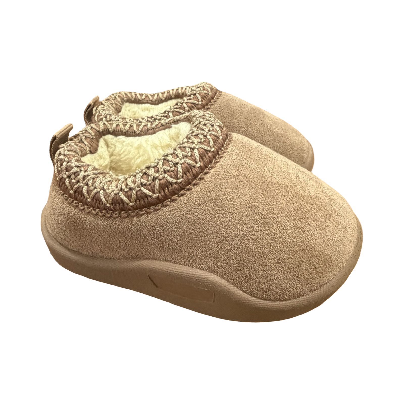 Size 4 Brown Fur Lined Ugg Style Shoes