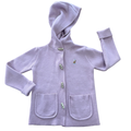 3-4Y Pink Knitted Hooded Cardigan - Polo