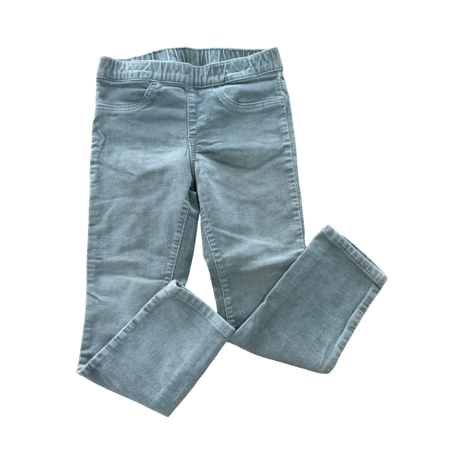 3-4Y Green Corduroy Long Jeggings - H & M