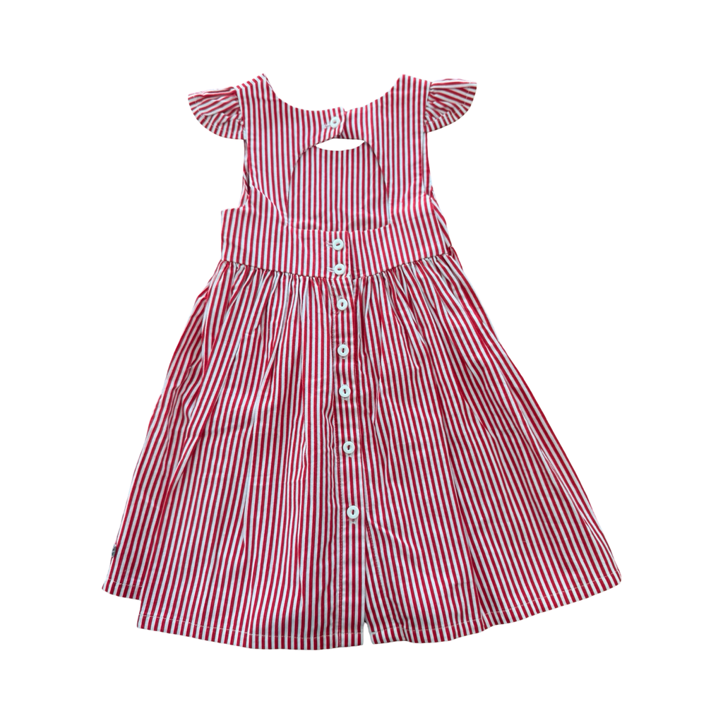 3-4Y Red & White Beautiful Summer Dress - Just Chillin'