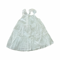 6-12M White Cotton Dress with White Cotton Lace Detail - Woolworths
