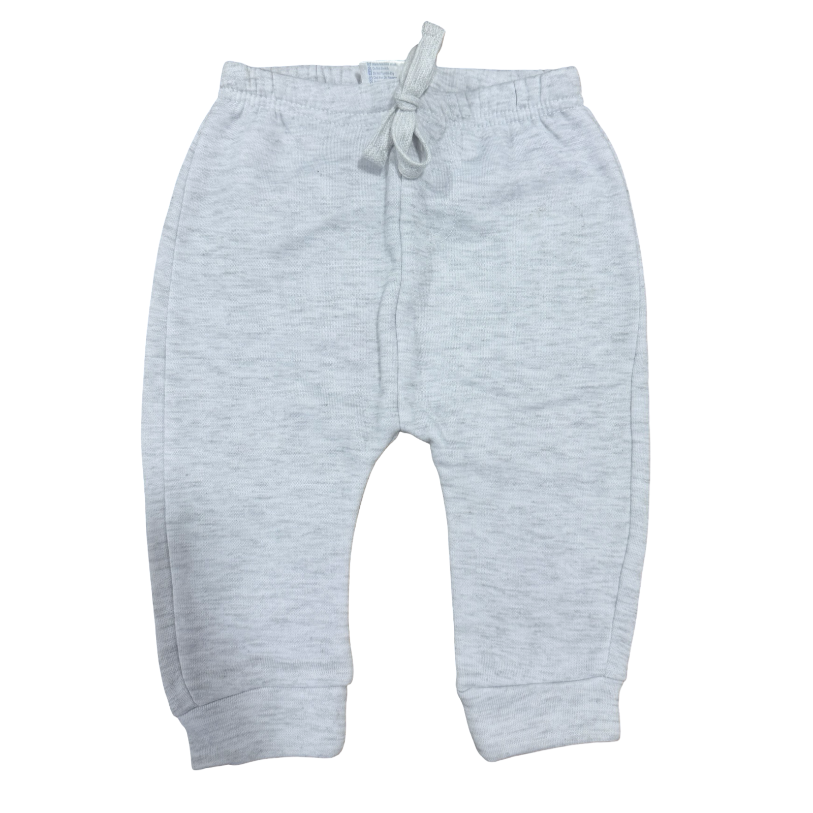 12-18M Grey Melange Jogger Pants with bear backside - Cuddlesome