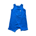 3-6M Blue Cotton Sleeveless Romper - Woolworths