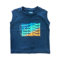 3-6M Black Sound Perfect Sleeveless Shirt - Fox