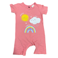 6-12M Pink Sunshine Romper - Cuddlesome