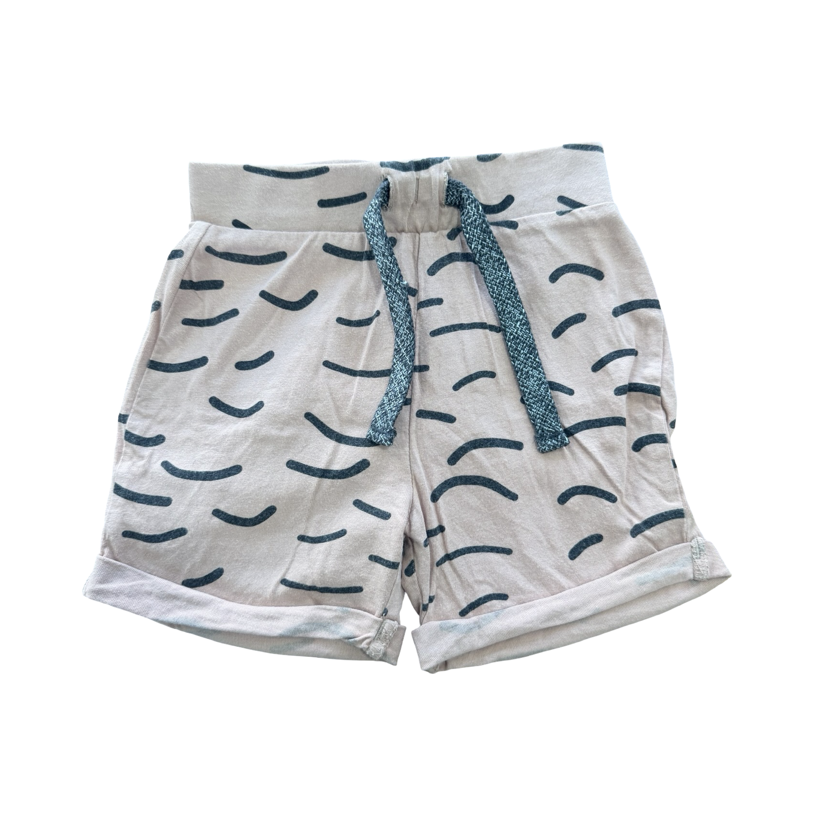 3-6M Light Brown & Black Pattern Shorts - Woolworths