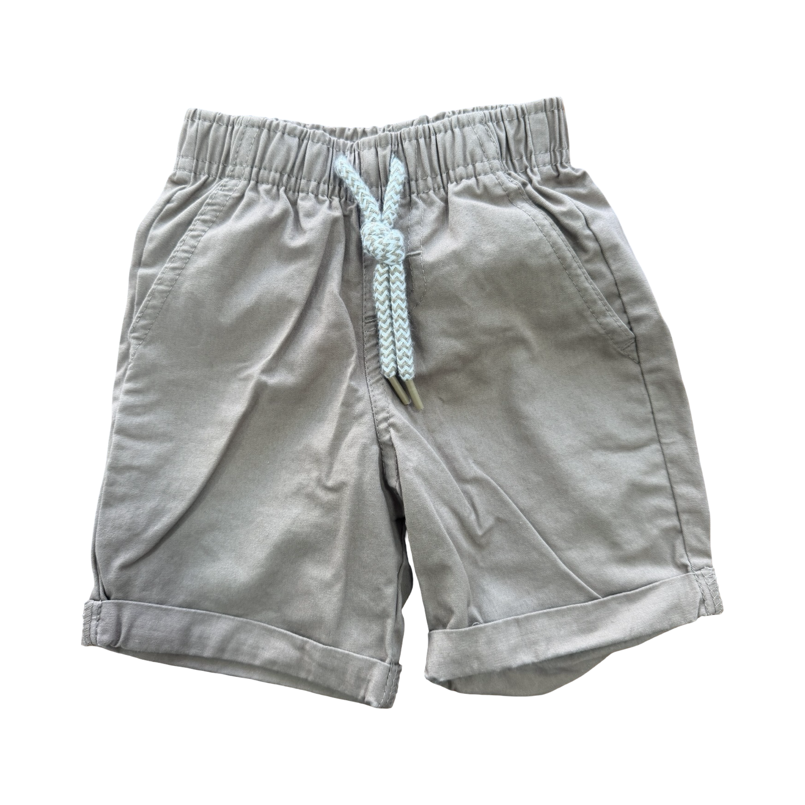 3-6M Beige Cotton Shorts - Ackermans